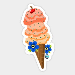 Ice Cream Sticker